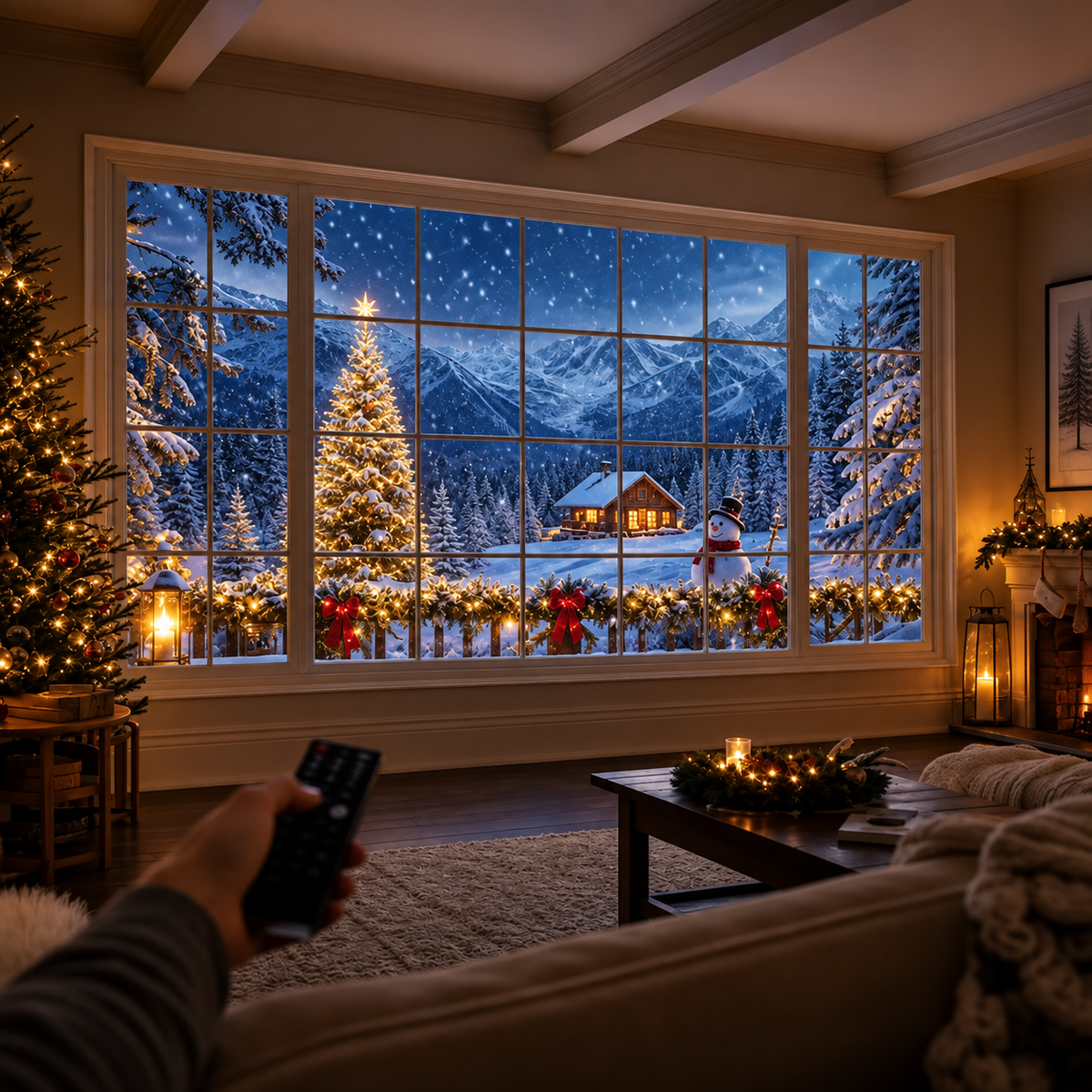 MerryLummy – La Fenêtre de Noël Magique pour votre Chambre