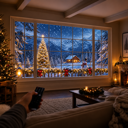 MerryLummy – La Fenêtre de Noël Magique pour votre Chambre
